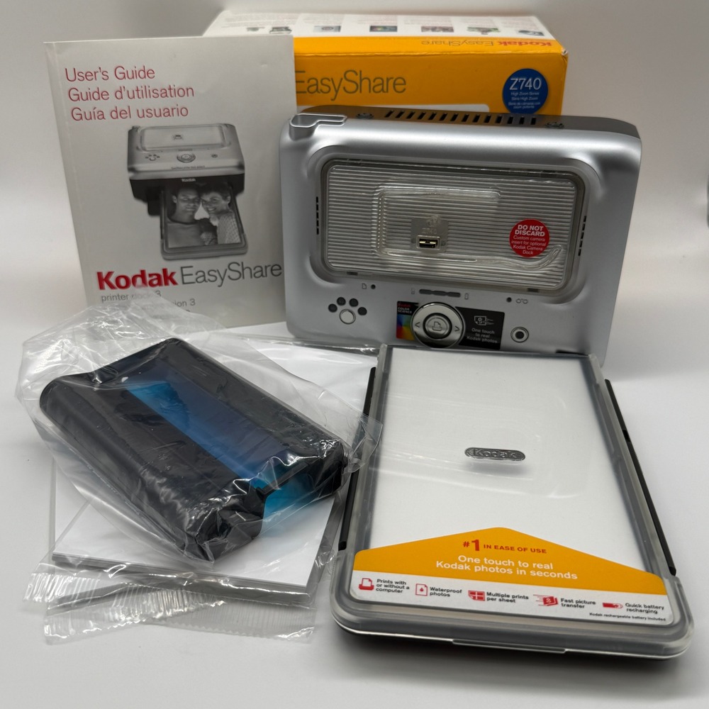 Kodak EasyShare Printer Dock Series 3 Photo Printer Silver One Touch Printing